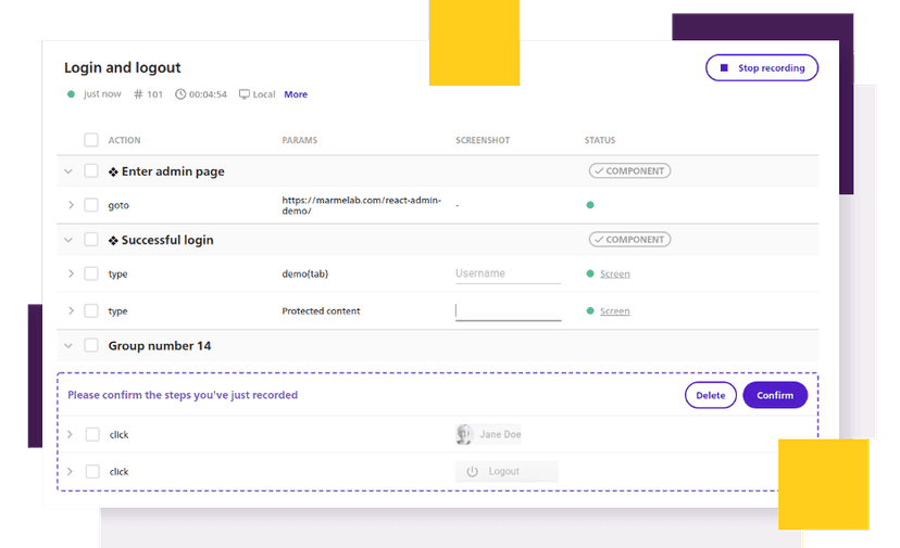 bugbug recrding preview